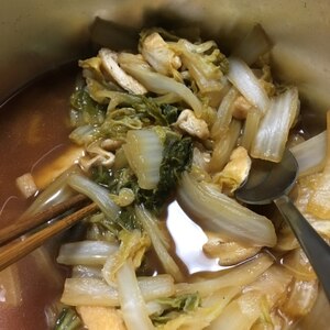 白菜と油揚げの旨煮